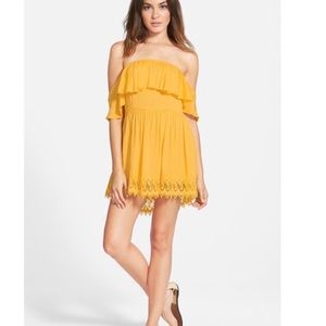 Lovers and Friends off the shoulder dress